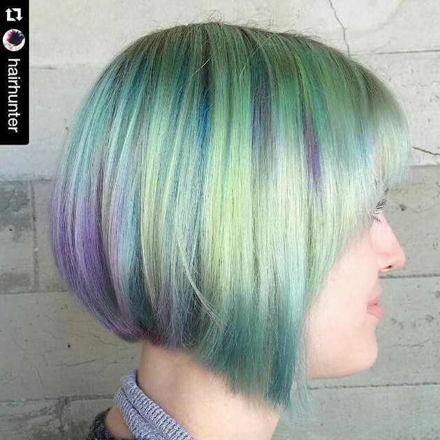 Pop Pop Purlain, shaving colors of the ideas of fading purple color