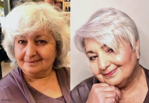 22 Flattering Hairstyles for Women Over 60 with Round Face Shapes