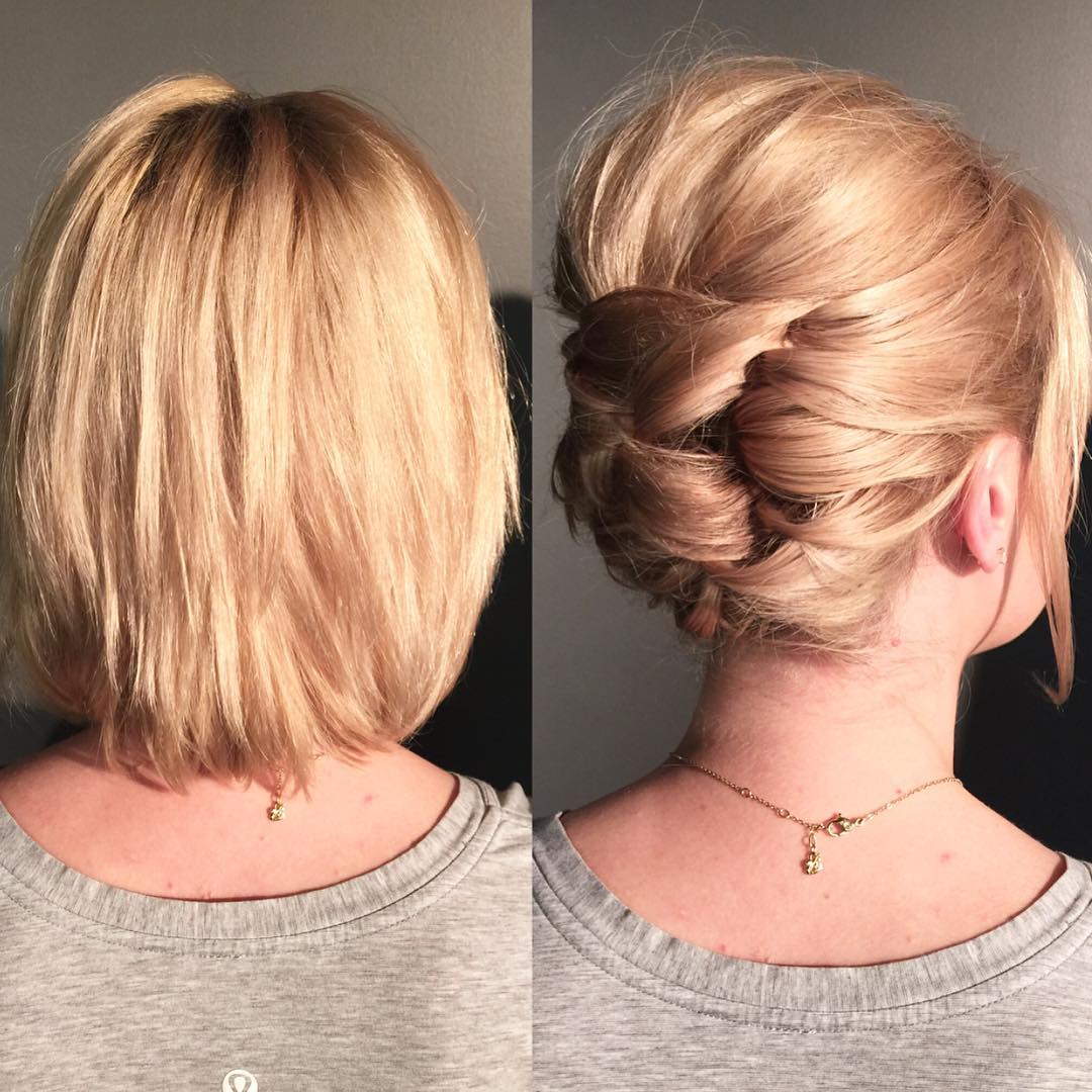 The most hot hairstyles for short hair