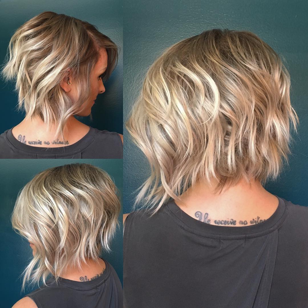 The latest upside down bob haircuts ， Pop -bop hairstyle directions
