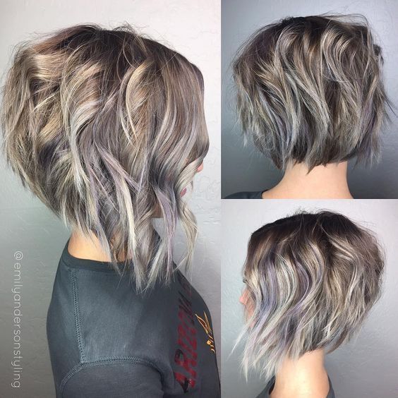 The latest upside down bob haircuts ， Pop -bop hairstyle directions