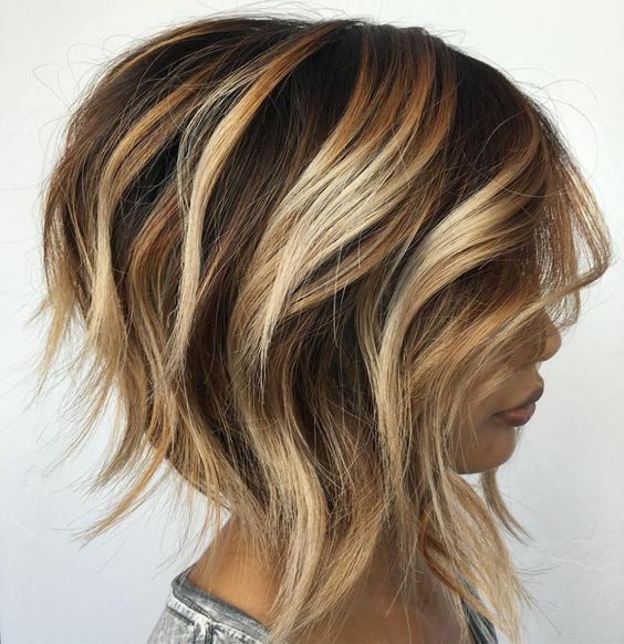 The latest upside down bob haircuts ， Pop -bop hairstyle directions