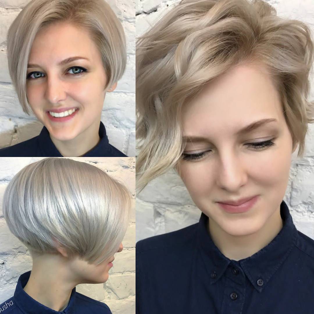 The latest short haircut for soft hair and elegant short hair in 2018 The latest short haircut for soft hair and elegant short hair in 2018