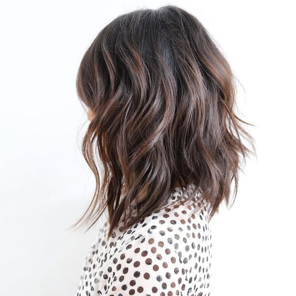 Bob hairstyle is wavy for women