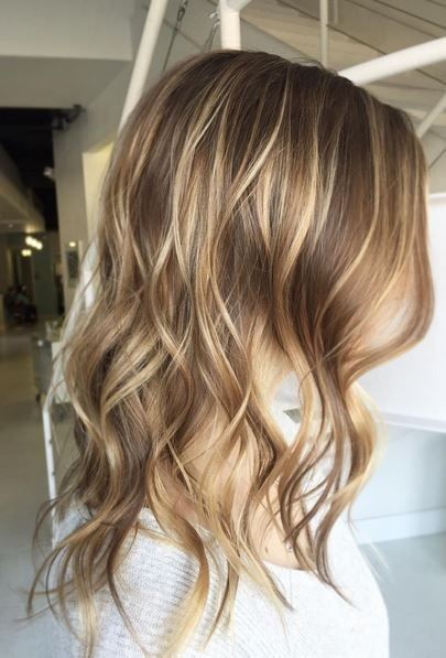 A light brown shadow with the most prominent blond was done properly