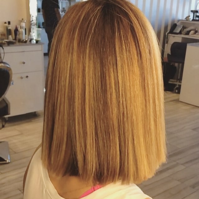 Long hairstyle bob for medium -length hair
