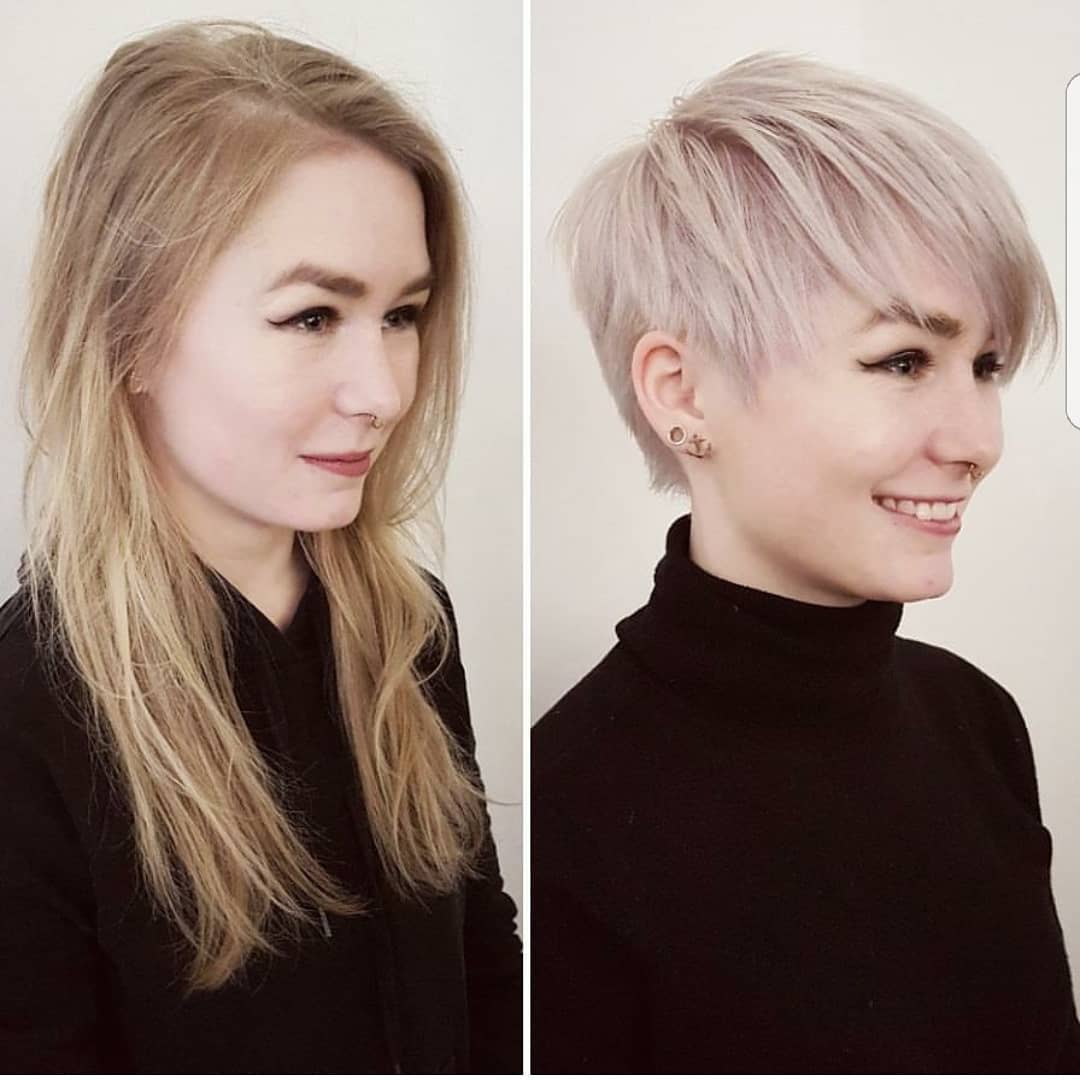 Long hair for short hair before and after short hairstyles for women Long hair for short hair before and after short hairstyles for women