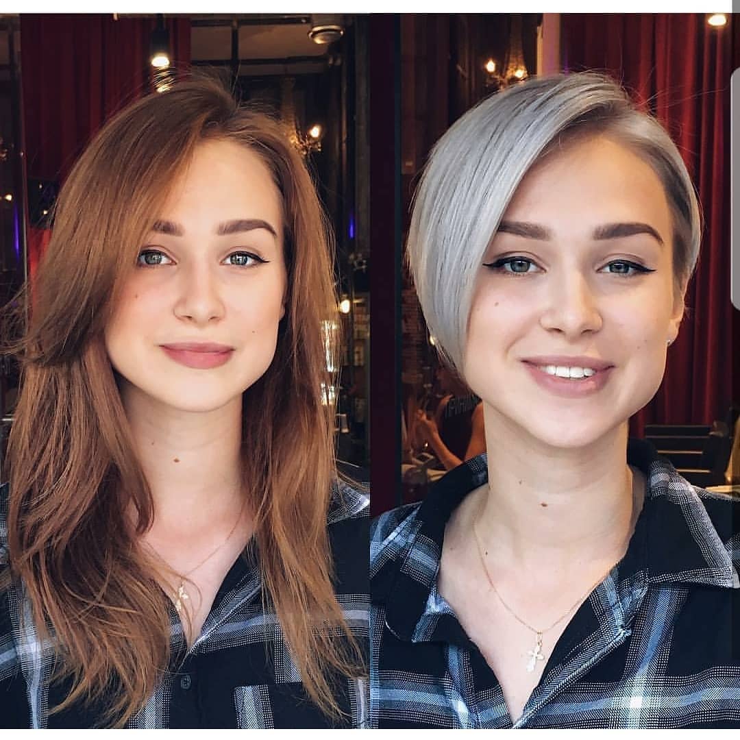 Long hair for short hair before and after short hairstyles for women Long hair for short hair before and after short hairstyles for women