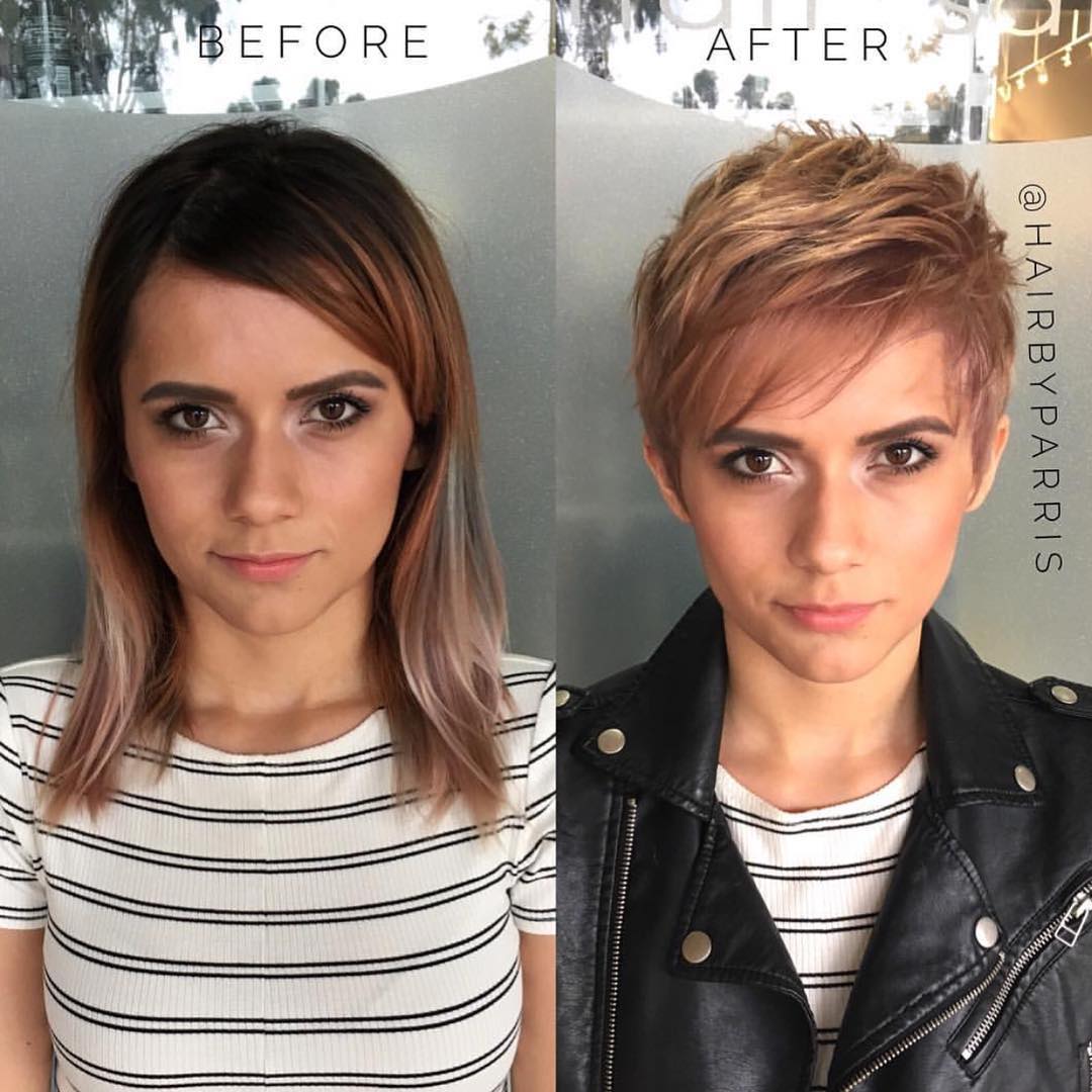 Long hair for short hair before and after short hairstyles for women Long hair for short hair before and after short hairstyles for women