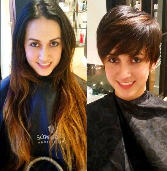 Long hair for short hair before and after short hairstyles for women Long hair for short hair before and after short hairstyles for women