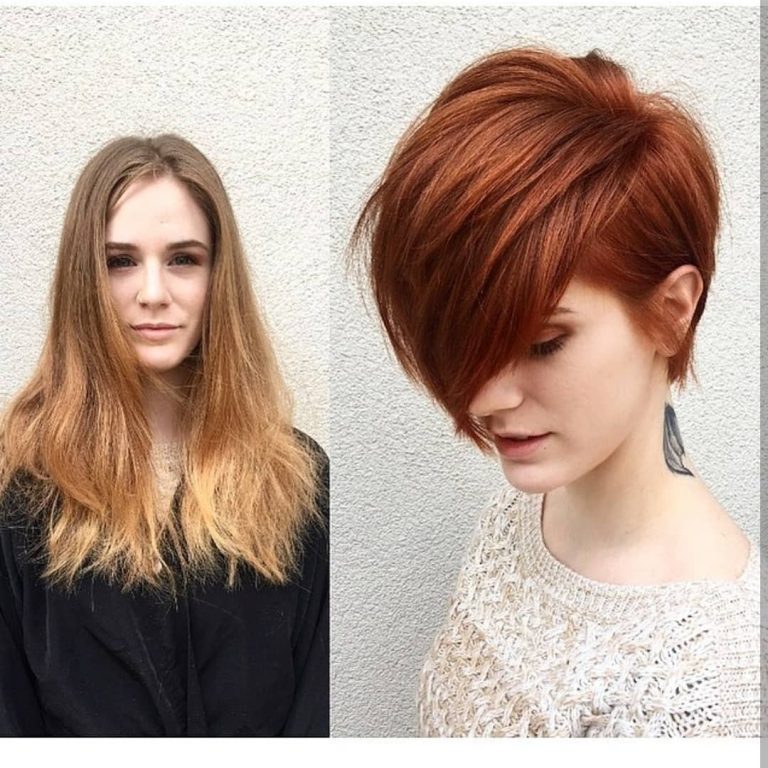Make-overs: Long Hair to Short Hair Before & After