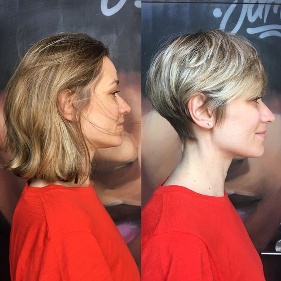 Long hair for short hair before and after short hairstyles for women Long hair for short hair before and after short hairstyles for women