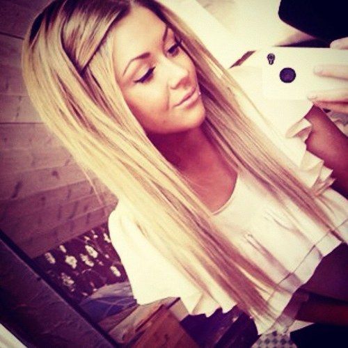 Long hairstyle - gentle bangs
