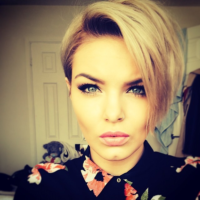 Long pieces of short hair