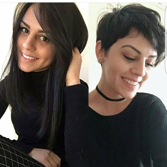 Long hairstyles to short before and after, ideas of the story of short hairstyles Long hairstyles to short before and after, ideas of the story of short hairstyles