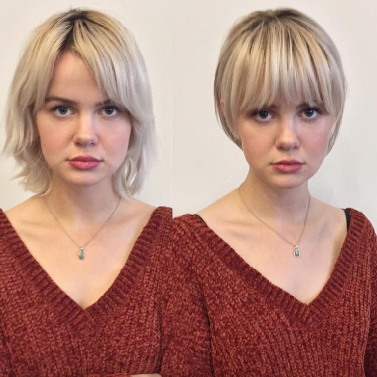 10 Trendy Before and After Transformations from Long Hair to Short Hair