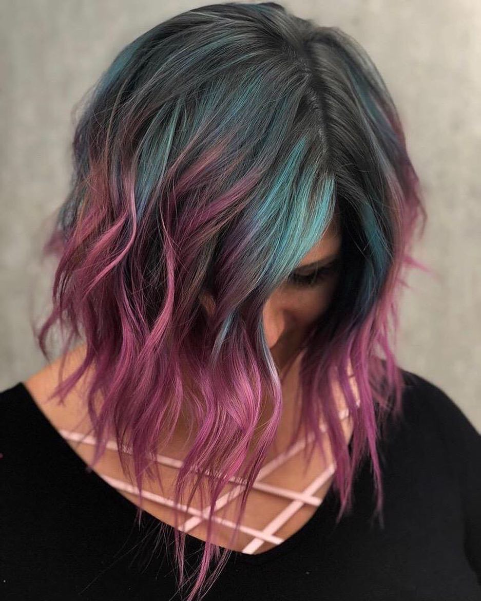 Medium hair color ideas, the hairstyle of the shoulder length of the female in 2019 Medium hair color ideas, the hairstyle of the shoulder length of the female in 2019