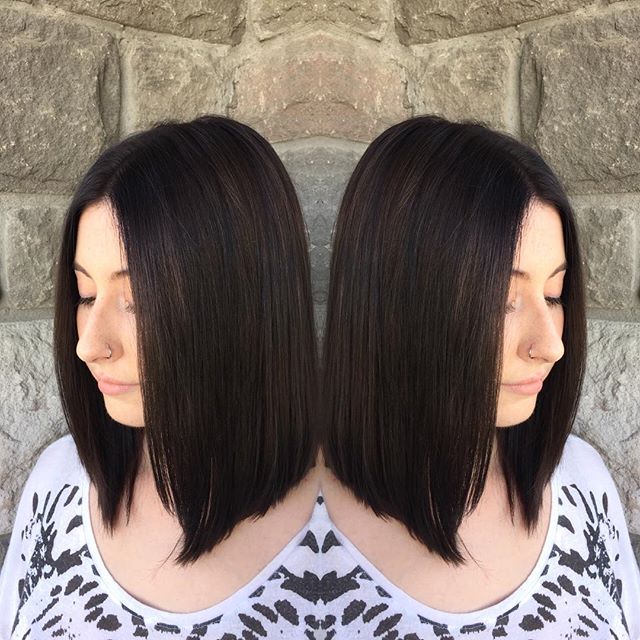Medium -length hair ideas - long bob pieces A -Lipe