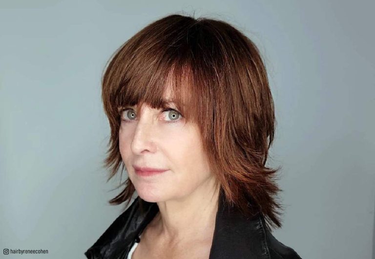 25 Stylish & Easy Medium-Length Hairstyles for Ladies in Their 60s