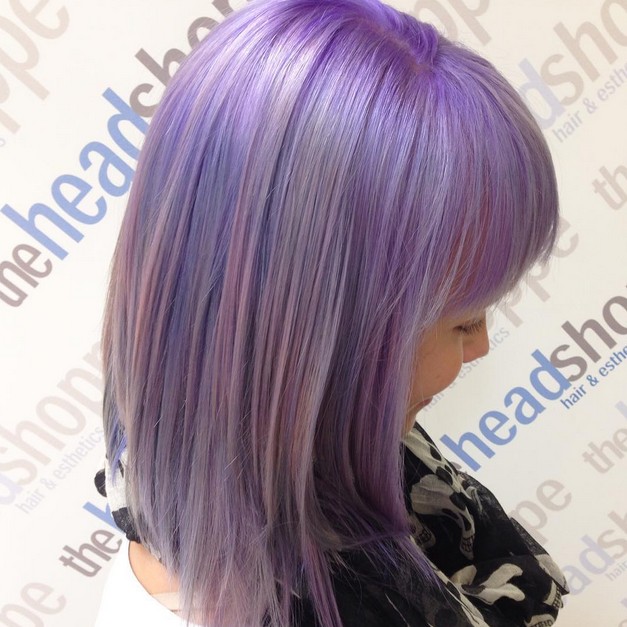 Gorgeous Pastel Purple Hairstyle Ideas: Balayage Hair Styles Designs