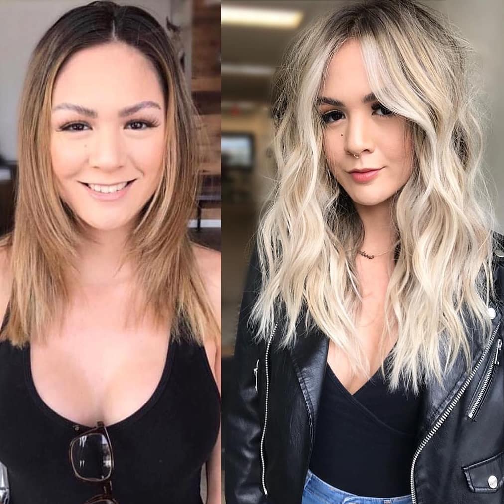 Medium to long hairstyles, ombre hairstyles for women Medium to long hairstyles, ombre hairstyles for women