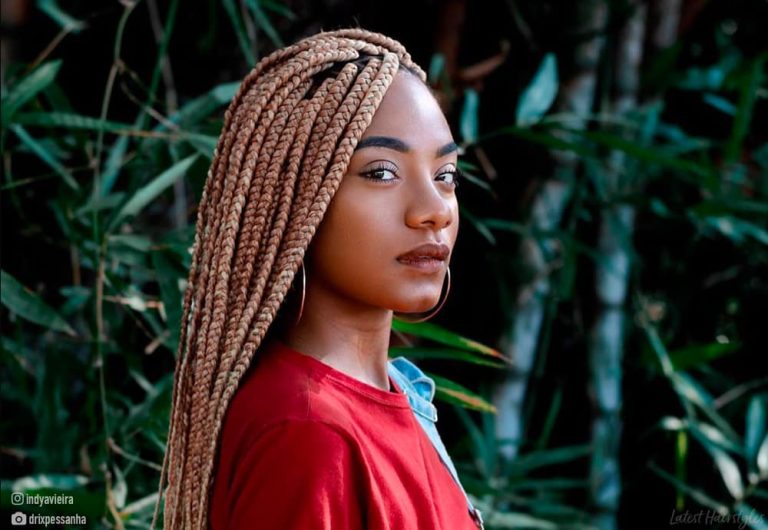 24 Hottest Blonde Box Braids for 2025