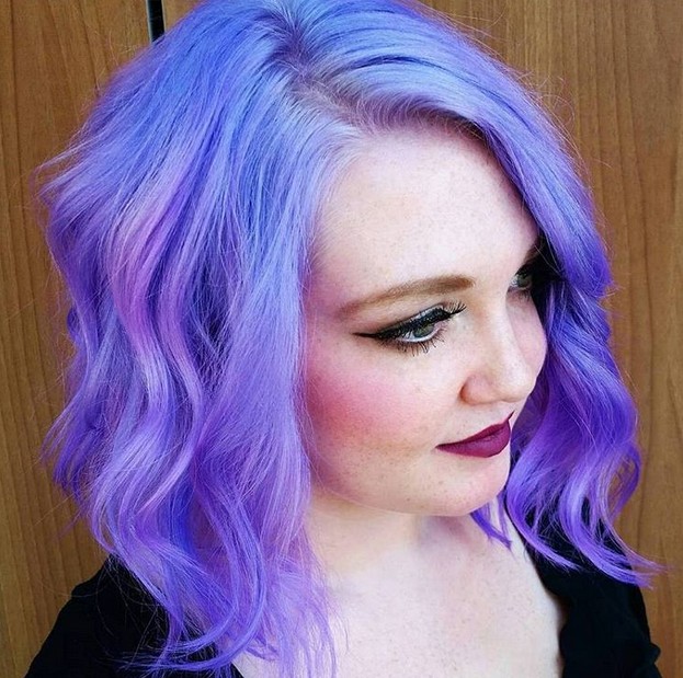 Purple Pastel Hairstyles - Hair Color Ideas