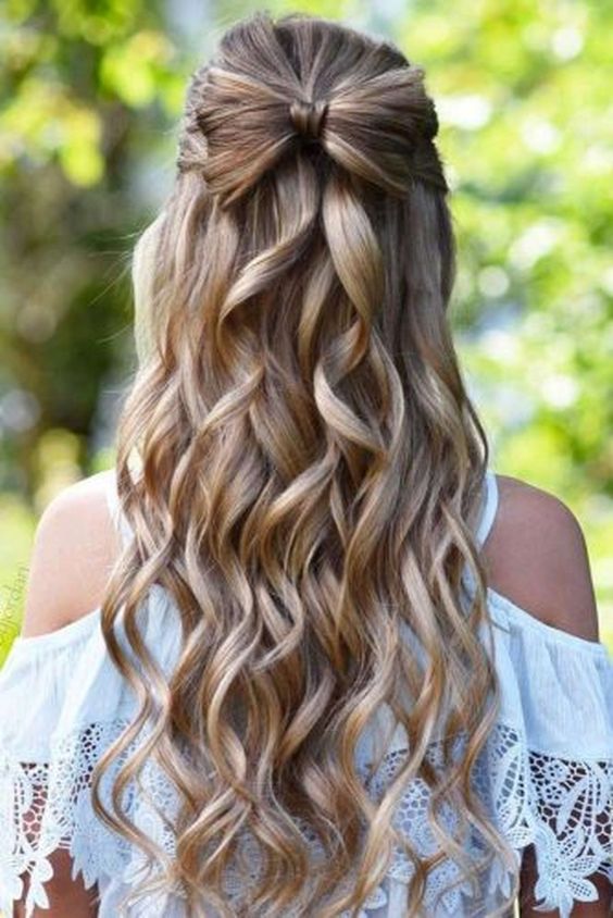 Hairstyles are very easy for long hair - long long hair ideas