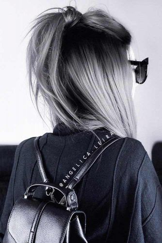 Beautiful gray hair styles - elegant hair color ideas