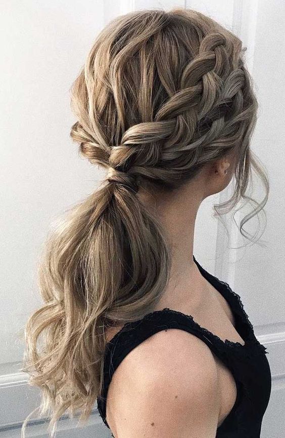 Beautiful hairstyles ponytail for long hair - long horse tail hairstyle