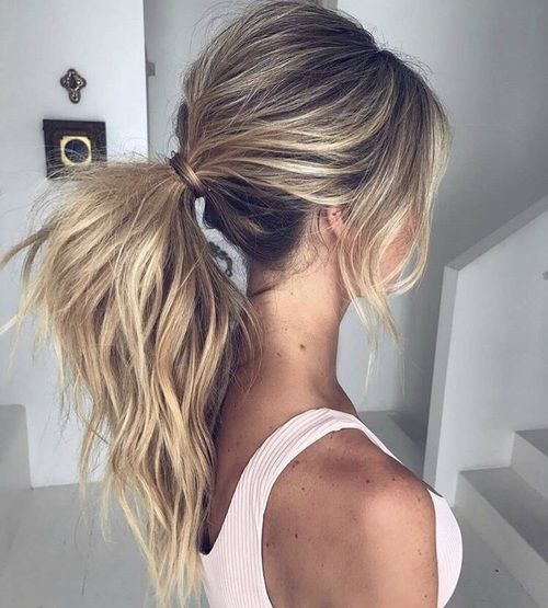 Beautiful hairstyles ponytail for long hair - long horse tail hairstyle