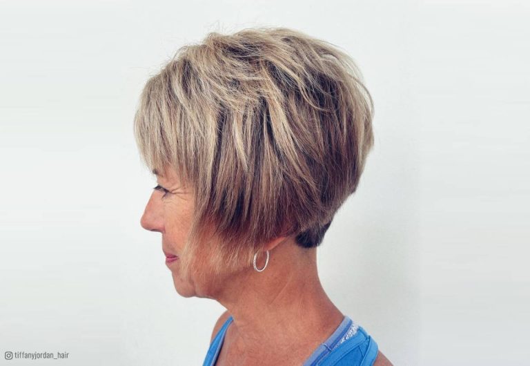 41 Easy and Stylish Short Bobs With Bangs for Women Over 60