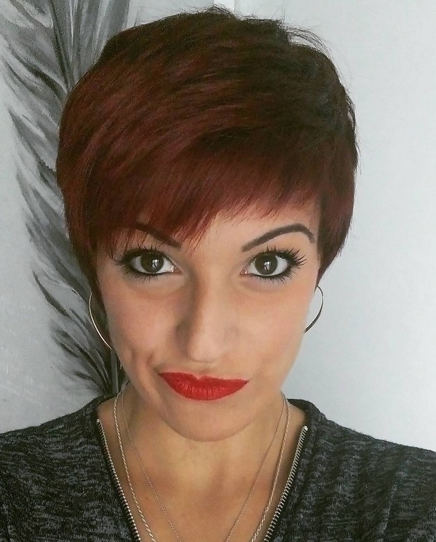Pixse cut short copper for women more than 40