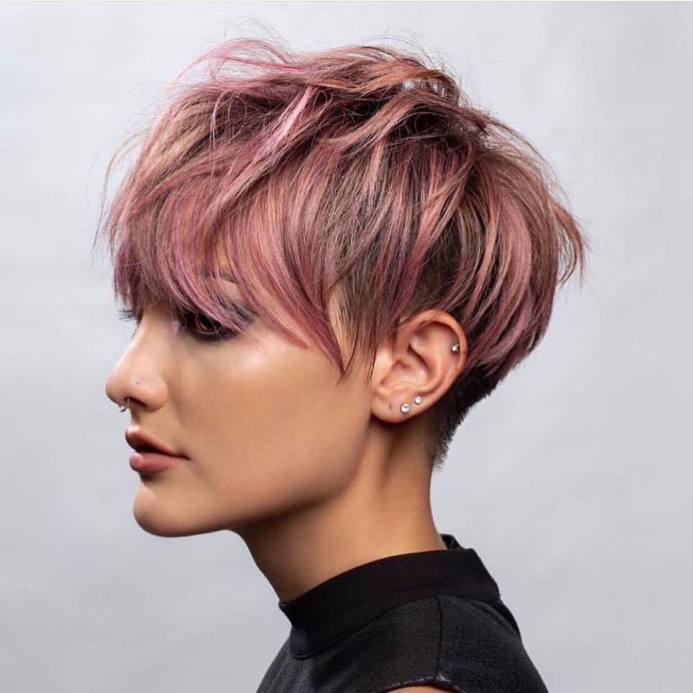 Short ideas for female hair coloring, elegant short haircut 2019