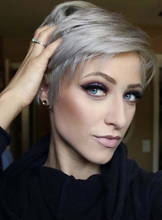 Short ideas for female hair coloring, elegant short haircut 2019