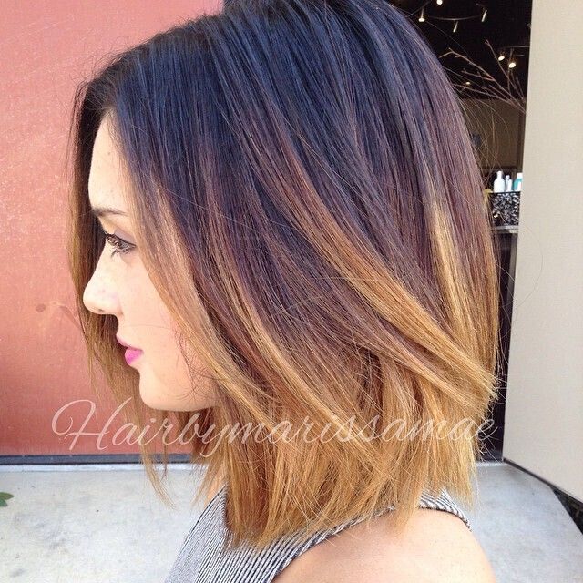 Hair style short ombrebob for the summer
