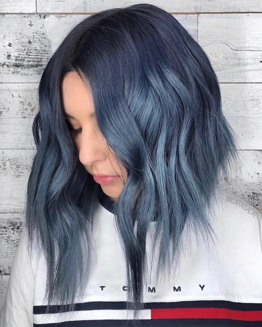 Simple hair styles for women, cutting the shoulder hair with thick hair Simple hair styles for women, cutting the shoulder hair with thick hair