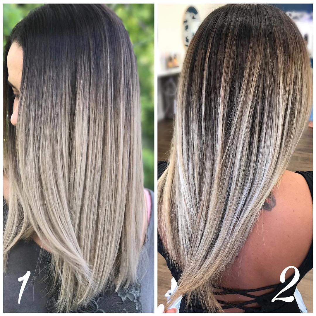 Stylish long hairstyles with straight hair - straight long hair pieces
