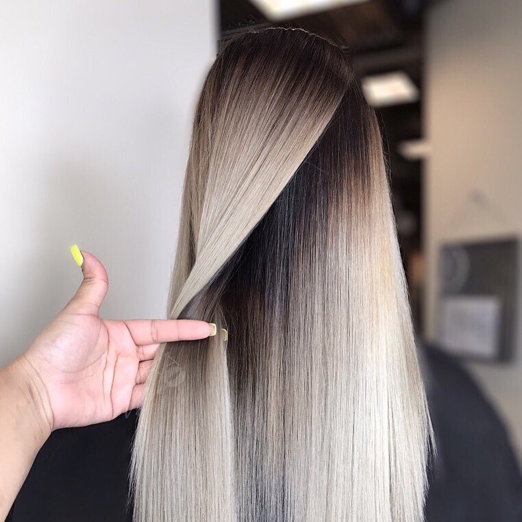 Stylish long hairstyles with straight hair - straight long hair pieces