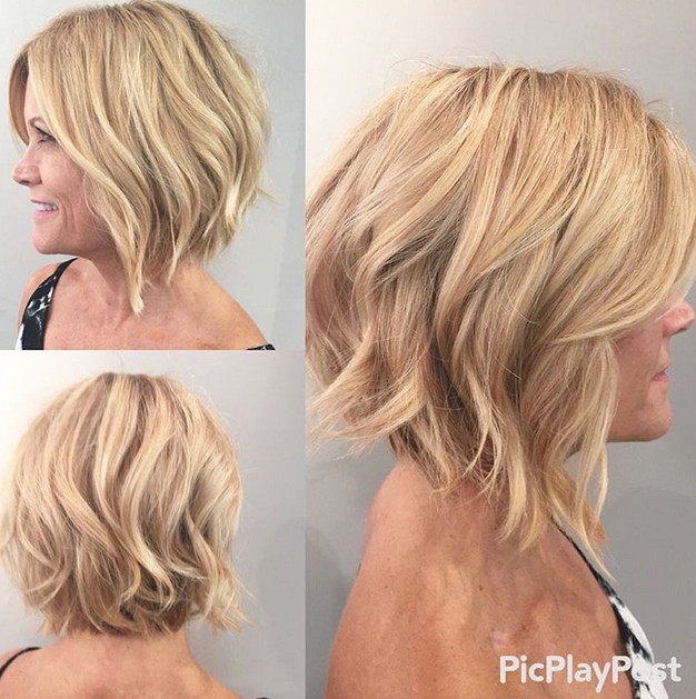Wavy has graduated the Pop hairstyle for women more than 50