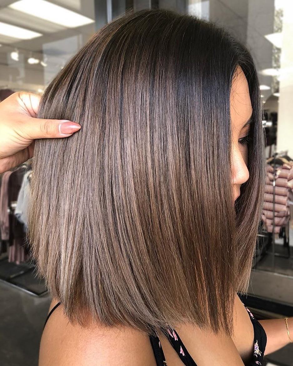 Stylish hairstyles Ombre Balayage for shoulder hair length 2019, medium haircut Stylish hairstyles Ombre Balayage for shoulder hair length 2019, medium haircut