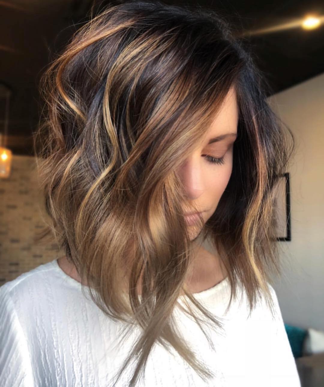 Stylish hairstyles Ombre Balayage for shoulder hair length 2019, medium haircut Stylish hairstyles Ombre Balayage for shoulder hair length 2019, medium haircut