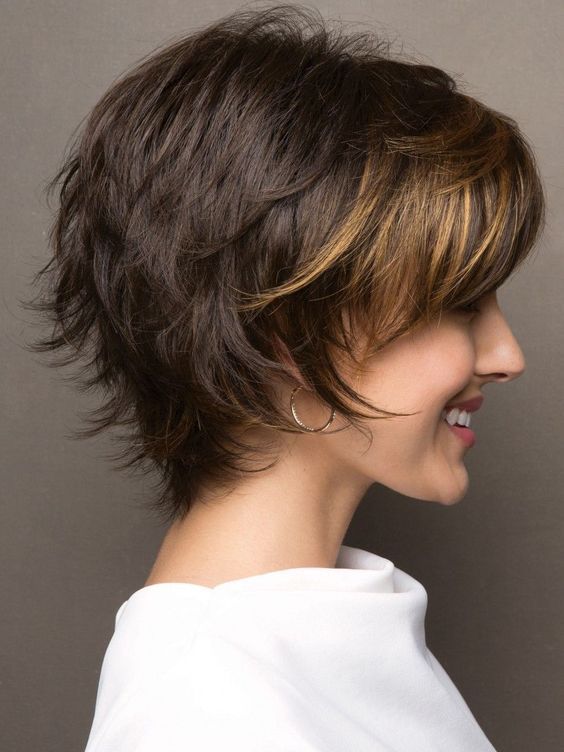 Stylish haircut for women, short hairstyle and colored ideas