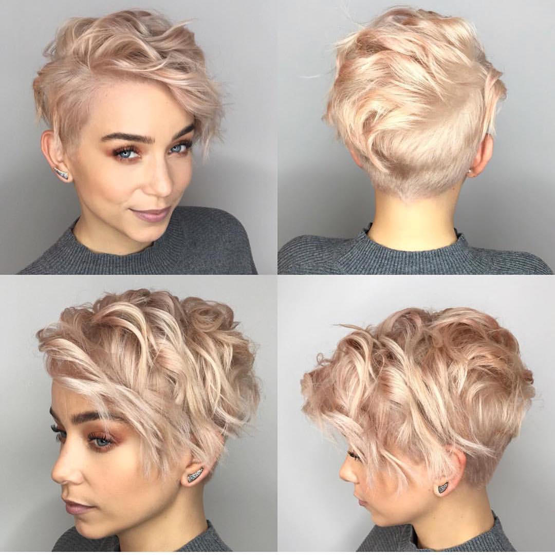 Stylish haircut for women, short hairstyle and colored ideas