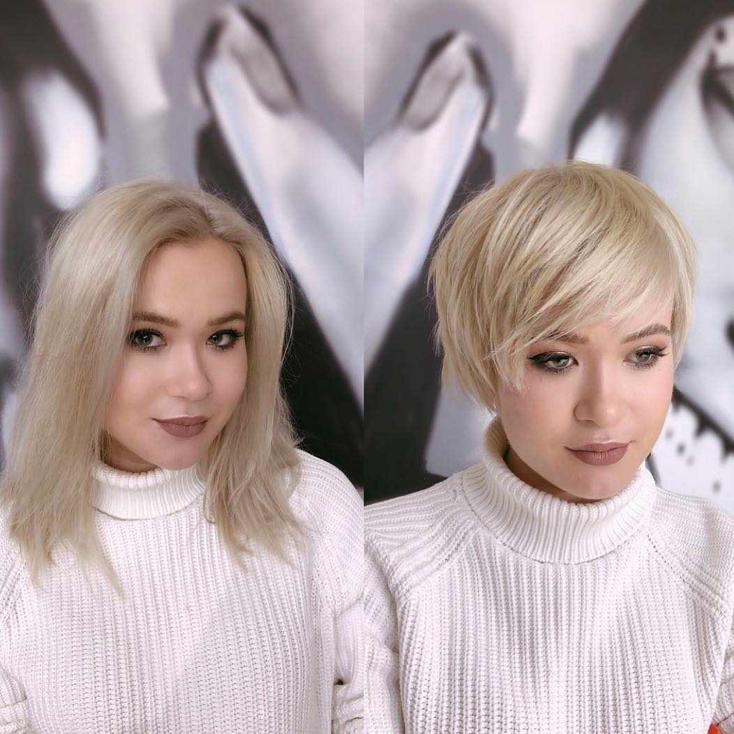 Wonderful short haircuts with explosions, and short female style Wonderful short haircuts with explosions, and short female style