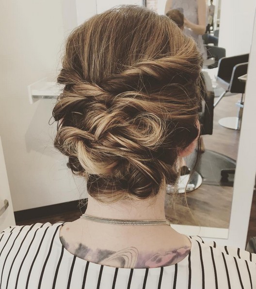 27 Trendy Updos for Medium Length Hair