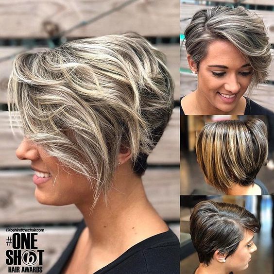 10 Balayage Short Hairstyles with Tons of Textures