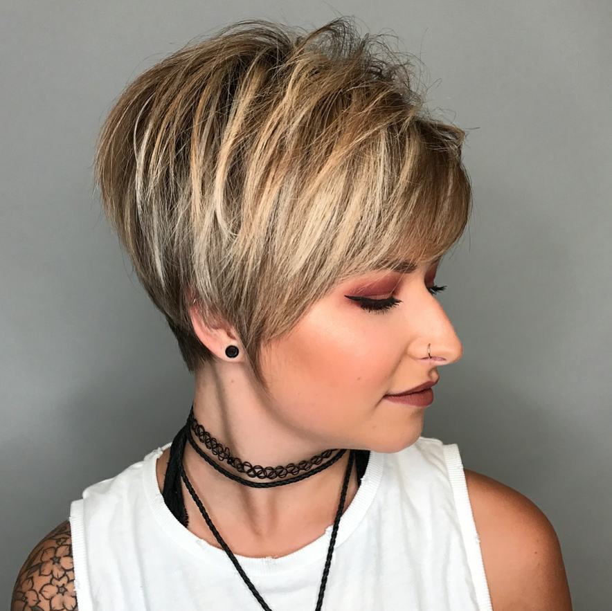 A short haircut for thick hair, short hairstyle trends A short haircut for thick hair, short hairstyle trends