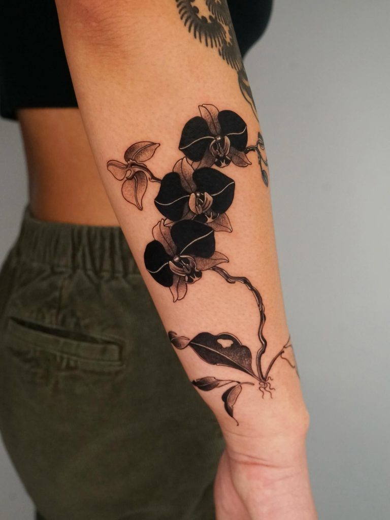 Orchid Tattoos: Symbols of Beauty, Strength, and Elegance