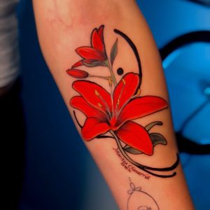 Lily Tattoos: Symbols of Purity, Renewal, and Feminine Strength
